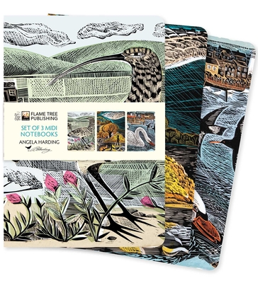 Angela Harding: Wildlife Set of 3 MIDI Notebooks - Flame Tree Studio (Creator)