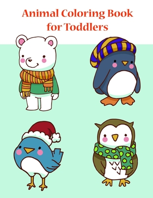 Animal Coloring Book for Toddlers: Coloring Pages for Boys, Girls, Fun Early Learning, Toddler Coloring Book - Mimo, J K