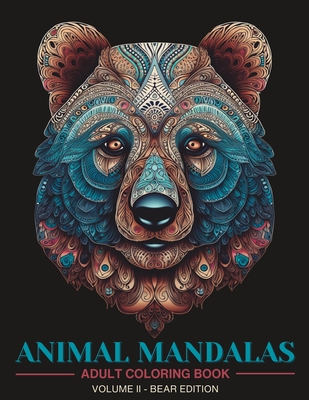 Animal Mandalas: Adult Coloring Book for Stress Relief and Relaxation Vol 2 - Sosica, Lena