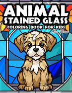 Animal stained glass coloring book for kids: Color Your World with Whimsical Wildlife: An Animal Stained Glass Adventure for Kids