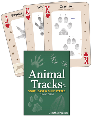 Animal Tracks of the Southeast & Gulf States Playing Cards - Poppele, Jonathan