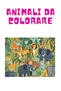 Animali da colorare