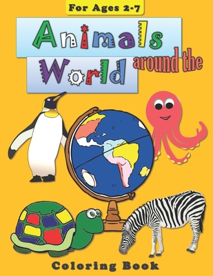 Animals around the World: Coloring Book for Children - Designs, Lg (Contributions by), and Gromov, Leyla V