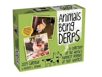 Animals Being Derps 2024 Day-to-Day Calendar - Jenkins, Beverly L.