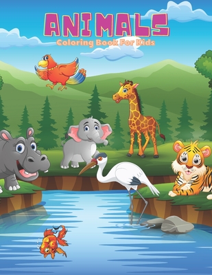 ANIMALS - Coloring Book For Kids - Slate, Barbara