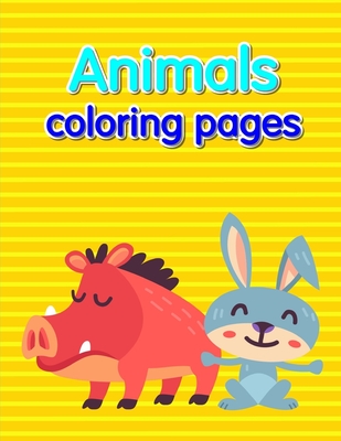 Animals coloring pages: Coloring Pages with Adorable Animal Designs, Creative Art Activities - Mimo, J K