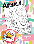 Animals: Kids Zone Coloring Book