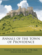 Annals of the Town of Providence