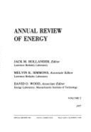 Annual Review of Energy