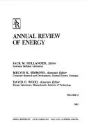 Annual Review of Energy