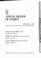 Annual Review of Energy