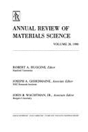 Annual Review of Materials Science - Huggins, Robert A (Editor)
