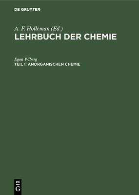 Anorganischen Chemie - Wiberg, Egon