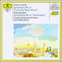 Antonn Dvork: Symphony No. 9 "From the New World"; Franz Schubert: Symphony No. 8 "Unfinished" - Chicago Symphony Orchestra; Carlo Maria Giulini (conductor)