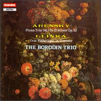 Anton Arensky and Mikhail Glinka: Piano Trios - Luba Edlina (piano); Rostislav Dubinsky (violin); Yuli Turovsky (cello)