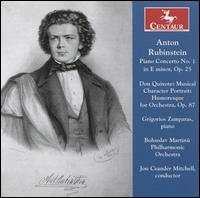 Anton Rubinstein: Piano Concerto No. 1 in E minor, Op. 25; Don Quixote for Orchestra, Op. 87 - Grigorios Zamparas (piano); Bohuslav Martinu Philharmonic Orchestra; Jon Ceander Mitchell (conductor)