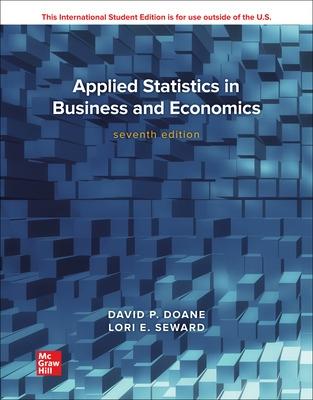 Applied Statistics in Business and Economics ISE - Doane, David, and Seward, Lori