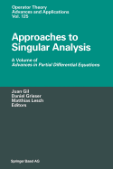 Approaches to Singular Analysis: A Volume of Advances in Partial Differential Equations