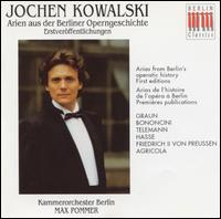 Arias aus der Berliner Operngeschichte - Christine Schornsheim (cembalo); Gudrun Sokol (recorder); Hartmut Friedrich (cello); Jochen Kowalski (counter tenor);...