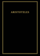 Aristoteles, Band 1/I, Kategorien