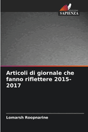 Articoli di giornale che fanno riflettere 2015-2017