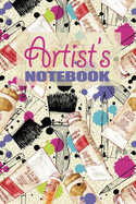 Artist Notebook: Amanda Dilworth Illustrated Cover Notebook beautiful artwork painters' book for an artist, designer or illustrator to jot down their notes