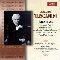 Arturo Toscanini Plays Brahms - Robert Casadesus (piano); New York Ladies' Choir (choir, chorus); New York Philharmonic; Arturo Toscanini (conductor)