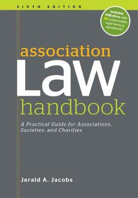 Association Law Handbook: A Practical Guide for Associations, Societies, and Charities - Jacobs, Jerald A.