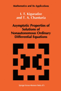 Asymptotic Properties of Solutions of Nonautonomous Ordinary Differential Equations