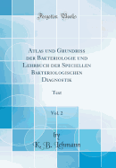 Atlas Und Grundriss Der Bakteriologie Und Lehrbuch Der Speciellen Bakteriologischen Diagnostik, Vol. 2: Text (Classic Reprint)