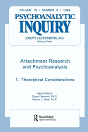 Attachment Research and Psychoanalysis: Psychoanalytic Inquiry, 19.4