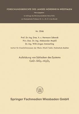 Aufstickung Von Schlacken Des Systems Cao--Sio2--Al2o3 - Schenck, Hermann Rudolf