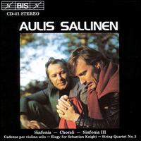 Aulis Sallinen: Sinfonia; Chorali; Sinfonia III; Cadenze per violino solo; Elegy for Sebastian Knight - Paavo Pohjola (violin)