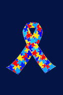 Autism Awareness Ribbon Journal: Autistic Pride Notebook