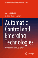 Automatic Control and Emerging Technologies: Proceedings of ACET 2023