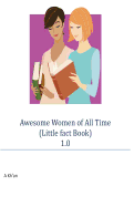 Awesome Women of All Time (Little Fact Book) 1.0