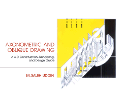 Axonometric and Oblique Drawing: A 3-D Construction, Rendering and Design Guide