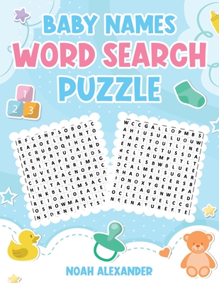 Baby Names Word Search Puzzle - Alexander, Noah