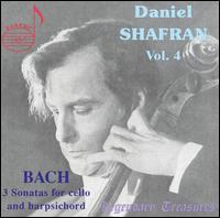 Bach: 3 Sonatas for Cello and Harpsichord - Andrei Volkonsky (harpsichord); Daniel Shafran (cello); Nina Musinyan (piano)