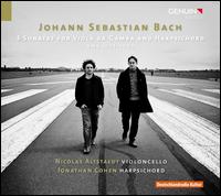 Bach: 3 Sonatas for Viola da Gamba and Harpsichord, BWV 1027-1029 - Jonathan Cohen (harpsichord); Nicolas Altstaedt (cello); Nicolas Lupot (cello maker)
