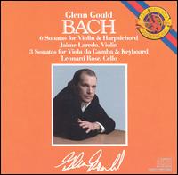 Bach: 6 Sonatas for Violin & Harpsichord; 3 Sonatas for Viola da Gamba & Keyboard - Glenn Gould (piano); Leonard Rose (cello)