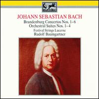 Bach: Brandenburg Concertos; Orchestral Suites - Alain Golaz (oboe); Andre Lardrot (oboe); Andre Raoult (oboe); Christiane Jaccottet (cembalo); Dieter Dyk (drums);...