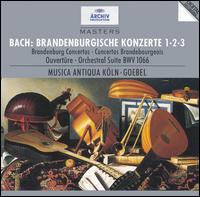 Bach: Brandenburgische Konzerte Nos. 1-3 - Musica Antiqua Kln; Reinhard Goebel (conductor)