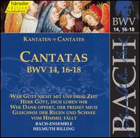 Bach: Cantatas, BWV 14, 16-18 - Adalbert Kraus (tenor); Aldo Baldin (tenor); Arleen Augér (soprano); Eva Csapo (soprano); Gabriele Schnaut (alto);...