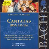 Bach: Cantatas, BWV 182-184 - Adalbert Kraus (tenor); Aldo Baldin (tenor); Arleen Augér (soprano); Doris Soffel (alto); Gabriele Schnaut (alto);...