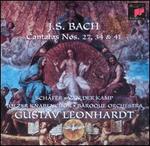 Bach: Cantatas Nos. 27, 34 & 41 - Harry van der Kamp (bass); Jonas Will (alto); Markus Schfer (tenor); Matthias Ritter (soprano); Michael Sapara (alto);...