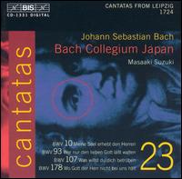 Bach: Cantatas, Vol. 23 - BWV 10, 93, 107, 178 - Makoto Sakurada (tenor); Matthew White (alto); Peter Kooij (bass); Yukari Nonoshita (soprano);...