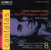 Bach: Cantatas, Vol. 8 - Gerd Trk (tenor); Midori Suzuki (soprano); Peter Kooij (bass); Yoshikazu Mera (counter tenor);...