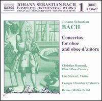Bach: Concertos for Oboe and Oboe d'Amore - Christian Hommel (oboe); Christian Hommel (oboe d'amore); Lisa Stewart (violin); Cologne Chamber Orchestra;...