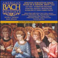 Bach: Mass in B minor, Vol. 2 - Jeffrey Thomas (tenor); Jennifer Lane (alto); Julianne Baird (soprano); Steven Richards (counter tenor);...